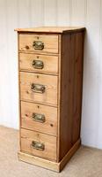 Tall Slim Pine Chest of Drawers (3 of 10) Tall Slim Pine Chest of Drawers (3 of 10)