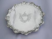 George III Silver Salver Arms of Graham of Esk by Ebenezer Coker, London 1762 (2 of 10) George III Silver Salver Arms of Graham of Esk by Ebenezer Coker, London 1762 (2 of 10)