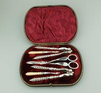 Good Silver Plate Dessert Serving Set - Cased by Atkin Bros 19th Century (2 of 5) Good Silver Plate Dessert Serving Set - Cased by Atkin Bros 19th Century (2 of 5)