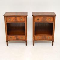Pair of Antique Regency Style Mahogany Bedside Cabinets (10 of 10) Pair of Antique Regency Style Mahogany Bedside Cabinets (10 of 10)