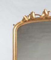 Large English Victorian Carved Giltwood Overmantle Mirror (2 of 7) Large English Victorian Carved Giltwood Overmantle Mirror (2 of 7)