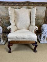 Large Wingback Armchair for Recovering (2 of 10) Large Wingback Armchair for Recovering (2 of 10)