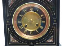 French Slate & Marble Mantel Clock 8 Day Striking Mantle Clock (6 of 8) French Slate & Marble Mantel Clock 8 Day Striking Mantle Clock (6 of 8)