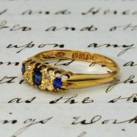 The Antique Edwardian 1908 Sapphire & Diamond Ring (2 of 3) The Antique Edwardian 1908 Sapphire & Diamond Ring (2 of 3)