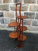 Antique Edwardian Inlaid Mahogany Stand (6 of 11) Antique Edwardian Inlaid Mahogany Stand (6 of 11)