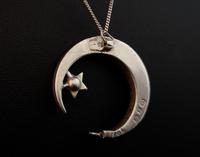 Victorian Silver Crescent Pendant, Paste & Emerald (5 of 9) Victorian Silver Crescent Pendant, Paste & Emerald (5 of 9)