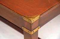 Antique Military Campaign Mahogany & Brass Coffee Table (5 of 8) Antique Military Campaign Mahogany & Brass Coffee Table (5 of 8)
