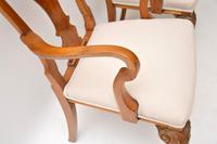 Pair of Antique Walnut Queen Anne Style Carver Armchairs (5 of 10) Pair of Antique Walnut Queen Anne Style Carver Armchairs (5 of 10)
