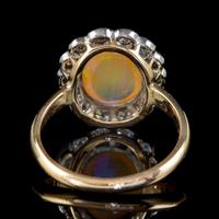 Antique Edwardian Opal Diamond Ring 18ct Gold Platinum 1.80ct Opal Circa 1910 (5 of 7) Antique Edwardian Opal Diamond Ring 18ct Gold Platinum 1.80ct Opal Circa 1910 (5 of 7)
