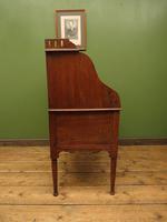Antique Oak Roll Top Writing Desk, Tambour Front Bureau Desk (18 of 20) Antique Oak Roll Top Writing Desk, Tambour Front Bureau Desk (18 of 20)