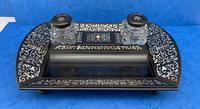 William IV Ebony Inlaid Inkstand (3 of 15) William IV Ebony Inlaid Inkstand (3 of 15)