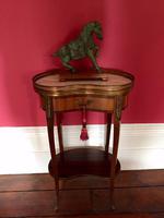 Antique French Kidney Shaped Side Table with Marble Top (9 of 10) Antique French Kidney Shaped Side Table with Marble Top (9 of 10)