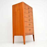 Mahogany & Brass Vintage Tallboy Chest of Drawers (2 of 8) Mahogany & Brass Vintage Tallboy Chest of Drawers (2 of 8)