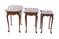 Walnut Nest of 3 Kidney Shape Tables c.1930 (6 of 7) Walnut Nest of 3 Kidney Shape Tables c.1930 (6 of 7)