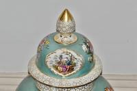 Stunning Very Large Late 19th Century Helena Wolfsohn Dresden Vase + Cover (4 of 11) Stunning Very Large Late 19th Century Helena Wolfsohn Dresden Vase + Cover (4 of 11)