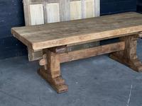 Superb Rustic Large Bleached Oak Farmhouse Table with Extensions (3 of 36) Superb Rustic Large Bleached Oak Farmhouse Table with Extensions (3 of 36)