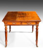 19th Century Mahogany Library / Writing Table (2 of 6) 19th Century Mahogany Library / Writing Table (2 of 6)