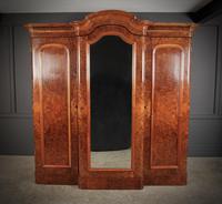 Large Burr Walnut Triple Wardrobe (5 of 7) Large Burr Walnut Triple Wardrobe (5 of 7)