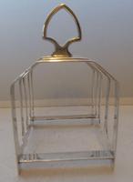 Large 1960 Solid Hallmarked Silver Toast Rack Emile Viner 109g (7 of 7) Large 1960 Solid Hallmarked Silver Toast Rack Emile Viner 109g (7 of 7)