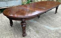 Impressive Victorian Mahogany Extending Dining Table - Seats 12 (17 of 23) Impressive Victorian Mahogany Extending Dining Table - Seats 12 (17 of 23)