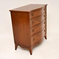 Antique Georgian Style Flame Mahogany Chest of Drawers (10 of 10) Antique Georgian Style Flame Mahogany Chest of Drawers (10 of 10)