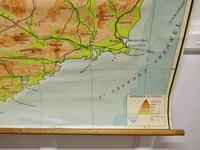 Large University Chart “Physical Map of Ireland” by Bacon (4 of 4) Large University Chart “Physical Map of Ireland” by Bacon (4 of 4)