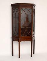 Antique Mahogany Display Cabinet on Stand (2 of 10) Antique Mahogany Display Cabinet on Stand (2 of 10)