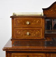 Edwardian Mahogany & Marquetry Writing Table by Jas Shoolbred (11 of 18) Edwardian Mahogany & Marquetry Writing Table by Jas Shoolbred (11 of 18)