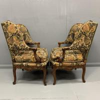 Pair of French Wing Armchairs (8 of 9) Pair of French Wing Armchairs (8 of 9)
