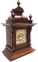 German Carved-Oak 8-Day Mantel Clock by Junghans (3 of 13) German Carved-Oak 8-Day Mantel Clock by Junghans (3 of 13)