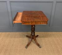 19th Century Flame Mahogany Lamp Table (7 of 10) 19th Century Flame Mahogany Lamp Table (7 of 10)