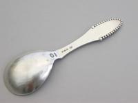 George V Danish Silver Beaded Pattern Caddy Spoon by Georg Jensen of Denmark, with London Import Marks for George Stockwell 1922 (5 of 8) George V Danish Silver Beaded Pattern Caddy Spoon by Georg Jensen of Denmark, with London Import Marks for George Stockwell 1922 (5 of 8)