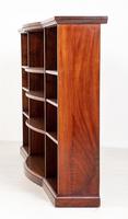 Victorian Mahogany Triple Open Bookcase (7 of 8) Victorian Mahogany Triple Open Bookcase (7 of 8)