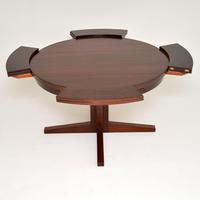1960’s Danish Rosewood Flip Flap Lotus Dining Table by Dyrlund (3 of 12) 1960’s Danish Rosewood Flip Flap Lotus Dining Table by Dyrlund (3 of 12)