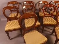 Set of 10 Victorian Mahogany Balloon Back Dining Chairs (10 of 12) Set of 10 Victorian Mahogany Balloon Back Dining Chairs (10 of 12)