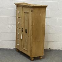 Antique Pine Bread Cupboard with Deep Drawers (2 of 6) Antique Pine Bread Cupboard with Deep Drawers (2 of 6)