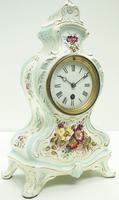 Antique 8 Day Porcelain Mantel Clock Sevres Egg Shell Blue Floral French Mantle Clock (3 of 12) Antique 8 Day Porcelain Mantel Clock Sevres Egg Shell Blue Floral French Mantle Clock (3 of 12)