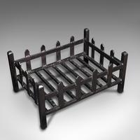 Antique Fire Basket, English, Cast Iron. Fireside, Grate, Late Victorian c.1900 (7 of 10) Antique Fire Basket, English, Cast Iron. Fireside, Grate, Late Victorian c.1900 (7 of 10)