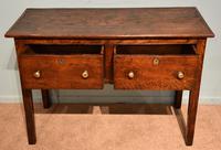George III Elm Wood Server Two Drawers (5 of 8) George III Elm Wood Server Two Drawers (5 of 8)