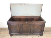 Antique 18th Century Oak Coffer with Panel Front (11 of 12) Antique 18th Century Oak Coffer with Panel Front (11 of 12)