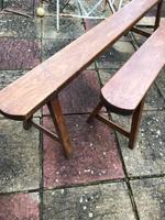 Pair of French Solid Oak Country Rustic Benches (5 of 6) Pair of French Solid Oak Country Rustic Benches (5 of 6)