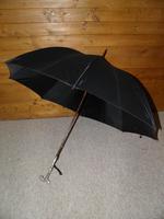 Antique Solid Silver Intricate Detailed Handled Umbrella W/Black Canopy "A.J.H" (2 of 18) Antique Solid Silver Intricate Detailed Handled Umbrella W/Black Canopy "A.J.H" (2 of 18)