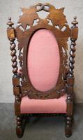 Pair of Victorian Jacobean Style Carved Oak Armchairs (9 of 12) Pair of Victorian Jacobean Style Carved Oak Armchairs (9 of 12)