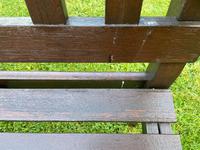 Large 3 Seater Vintage 20th Century Colonial Style Teak Garden Bench (29 of 33) Large 3 Seater Vintage 20th Century Colonial Style Teak Garden Bench (29 of 33)