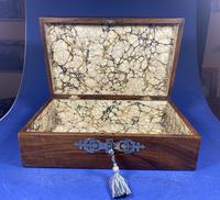Victorian Brassbound Walnut Jewellery Box (2 of 9) Victorian Brassbound Walnut Jewellery Box (2 of 9)