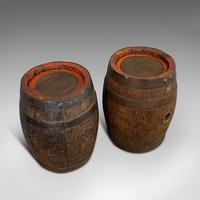 Pair Of, Antique Whiskey Pins, Oak, Barrel, Side Table, Taunton, Victorian, 1900 (6 of 11) Pair Of, Antique Whiskey Pins, Oak, Barrel, Side Table, Taunton, Victorian, 1900 (6 of 11)