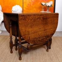 Oak Gateleg Dining Table & 4 Chairs Arts Crafts (16 of 17) Oak Gateleg Dining Table & 4 Chairs Arts Crafts (16 of 17)