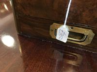 Burr Walnut Brass Inlaid Writing Box (13 of 17) Burr Walnut Brass Inlaid Writing Box (13 of 17)