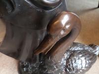 A Victorian Heavy Bronze Girl with Goose (3 of 10) A Victorian Heavy Bronze Girl with Goose (3 of 10)