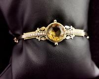 Antique Victorian Citrine & Pearl Bangle, 9ct Gold (14 of 14) Antique Victorian Citrine & Pearl Bangle, 9ct Gold (14 of 14)